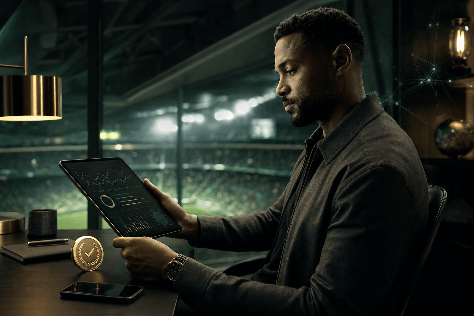 Profilo sportivo professionale con statistiche verificabili